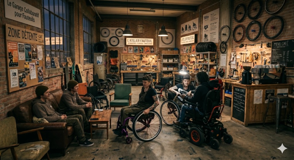 Vue atelier mécanique